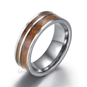 Mens Wedding Band, Rings for Men, 8MM Tungsten Ring, High Polished