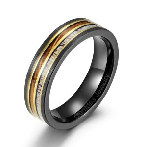Deer Antler Ring, Tungsten Wedding Bands, Brushed Finished Ring, Wooden Ring, Whiskey Barrel Rings For Men, Promise Ring